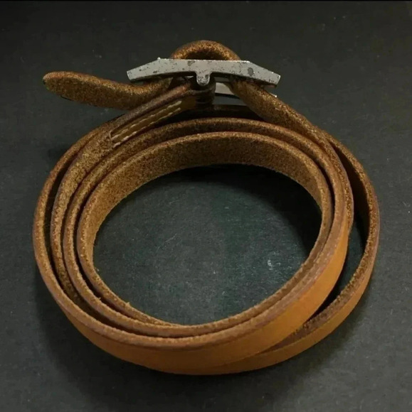 Hermes Api Triple Wrap Brown Leather Bracelet - Picture 4 of 5